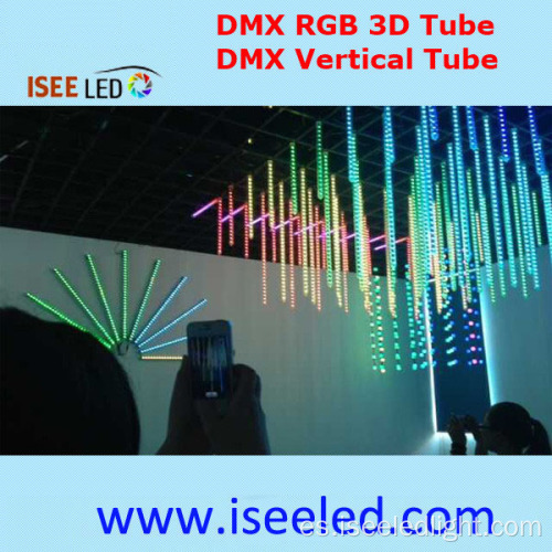 Efecto 3D LED direccionable RGB Tubo de cristal impermeable